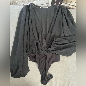 The Impeccable Pig Black Polka Dot Blouse